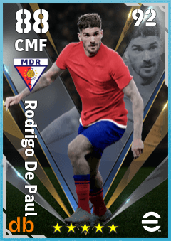 Rodrigo De Paul — CMF, OVR 88, MAX 92