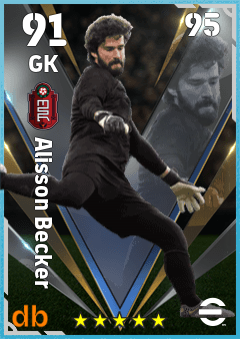 Alisson Becker eFootball player card