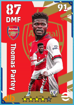 Thomas Partey eFootball player card