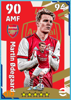 Martin Ødegaard eFootball player card