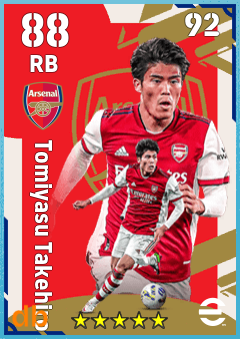 Tomiyasu Takehiro eFootball player card