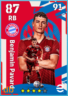 Benjamin Pavard eFootball player card