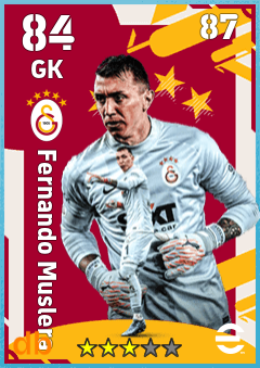 Fernando Muslera — GK, OVR 84, MAX 87