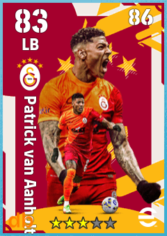 Patrick van Aanholt — LB, OVR 83, MAX 86