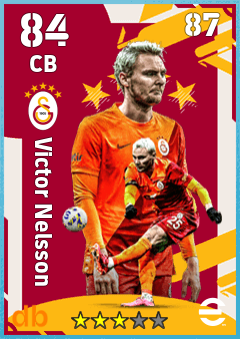 Victor Nelsson — CB, OVR 84, MAX 87