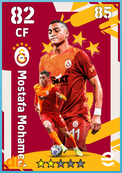 Mostafa Mohamed — CF, OVR 82, MAX 85