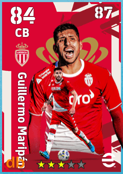 Guillermo Maripán — CB, OVR 84, MAX 87
