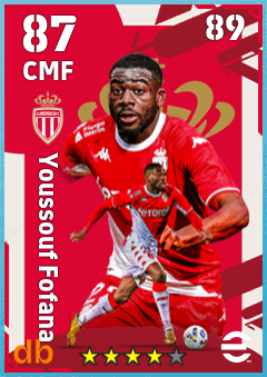 Youssouf Fofana — CMF, OVR 87, MAX 89
