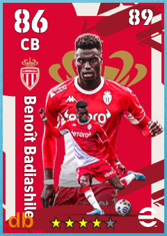 Benoît Badiashile — CB, OVR 86, MAX 89