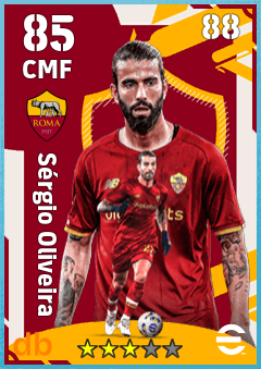 Sérgio Oliveira — CMF, OVR 85, MAX 88