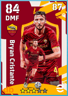 Bryan Cristante — DMF, OVR 84, MAX 87