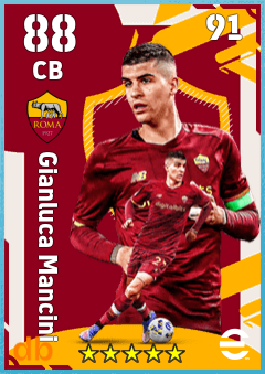 Gianluca Mancini eFootball player card