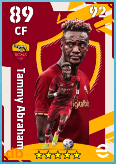 Tammy Abraham — CF, OVR 89, MAX 92