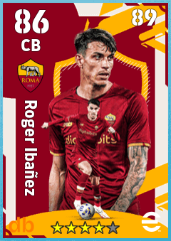 Roger Ibañez — CB, OVR 86, MAX 89