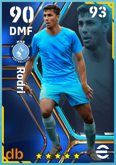 Rodri eFootball player card