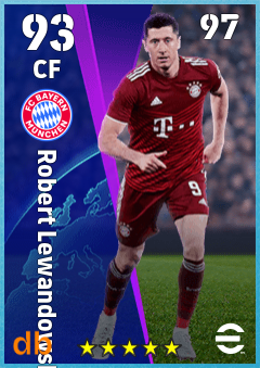 Robert Lewandowski eFootball player card