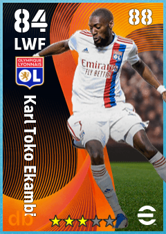 Karl Toko Ekambi — LWF, OVR 84, MAX 88