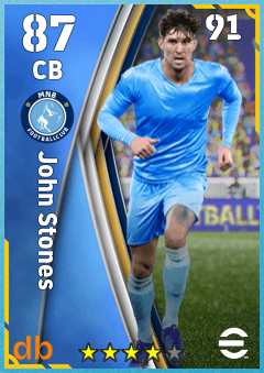 John Stones eFootball player card