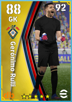 Gerónimo Rulli eFootball player card