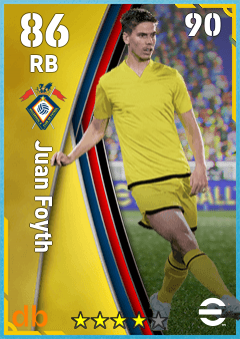 Juan Foyth — RB, OVR 86, MAX 90