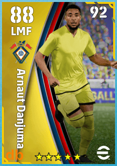 Arnaut Danjuma — LMF, OVR 88, MAX 92