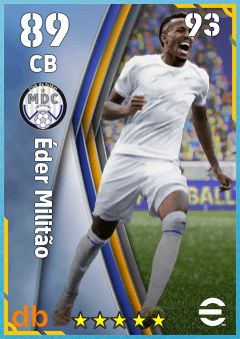 Éder Militão — CB, OVR 89, MAX 93