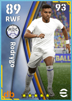 Rodrygo eFootball player card