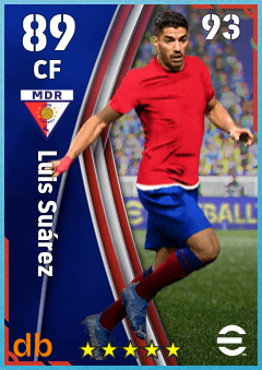Luis Suárez eFootball player card