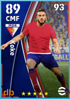Koke eFootball player card