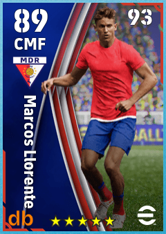 Marcos Llorente — CMF, OVR 89, MAX 93