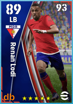 Renan Lodi — LB, OVR 89, MAX 93