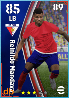 Reinildo Mandava — LB, OVR 85, MAX 89