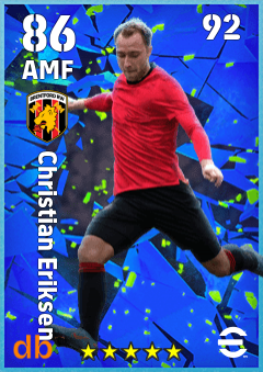 Christian Eriksen — AMF, OVR 86, MAX 92