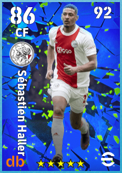 Sébastien Haller — CF, OVR 86, MAX 92