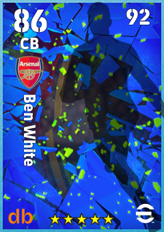 Ben White — CB, OVR 86, MAX 92