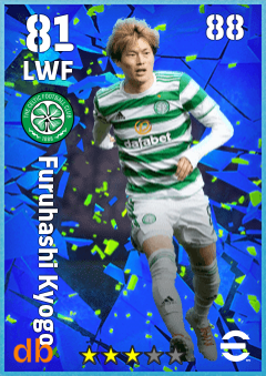 Furuhashi Kyogo — LWF, OVR 81, MAX 88