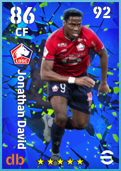 Jonathan David — CF, OVR 86, MAX 92