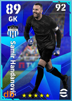 Samir Handanovič — GK, OVR 89, MAX 92