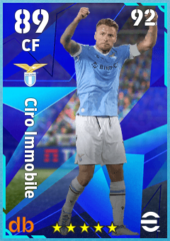 Ciro Immobile — CF, OVR 89, MAX 92