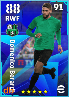 Domenico Berardi — RWF, OVR 88, MAX 91