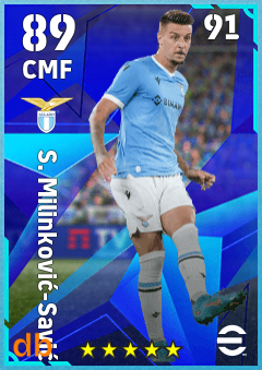 S. Milinković-Savić — CMF, OVR 89, MAX 91