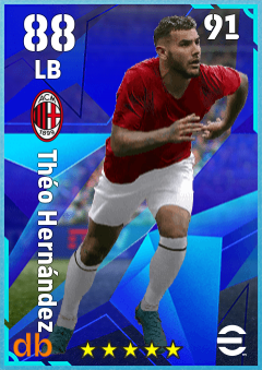 Théo Hernández — LB, OVR 88, MAX 91