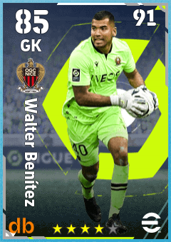 Walter Benítez — GK, OVR 85, MAX 91