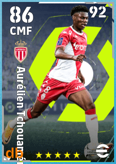 Aurélien Tchouaméni — CMF, OVR 86, MAX 92