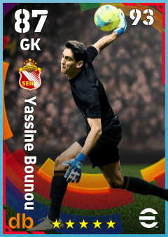 Yassine Bounou — GK, OVR 87, MAX 93
