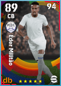 Éder Militão — CB, OVR 89, MAX 94