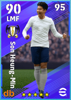 Son Heung-Min — LMF, OVR 90, MAX 95