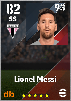 Lionel Messi eFootball player card