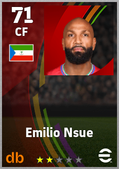 Emilio Nsue — CF, OVR 71, MAX 71