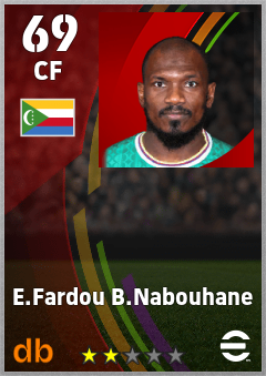 E.Fardou B.Nabouhane — CF, OVR 69, MAX 69